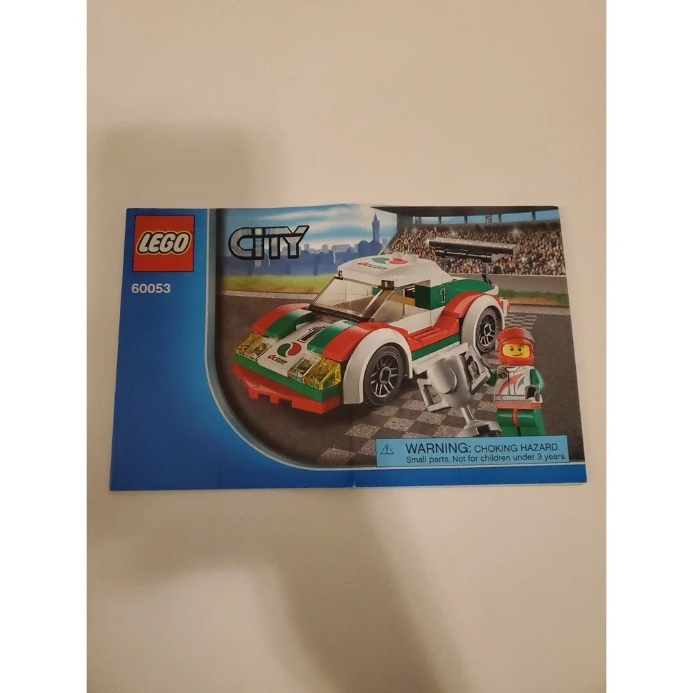 LEGO® City 60053‎ Race Car Instruction Manual Only